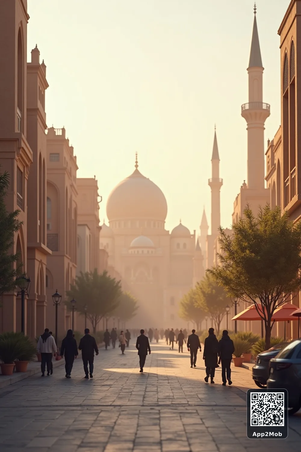 Islamic visual of Giza, Egypt, with mosque-inspired architecture for Giza prayer times and qibla direction