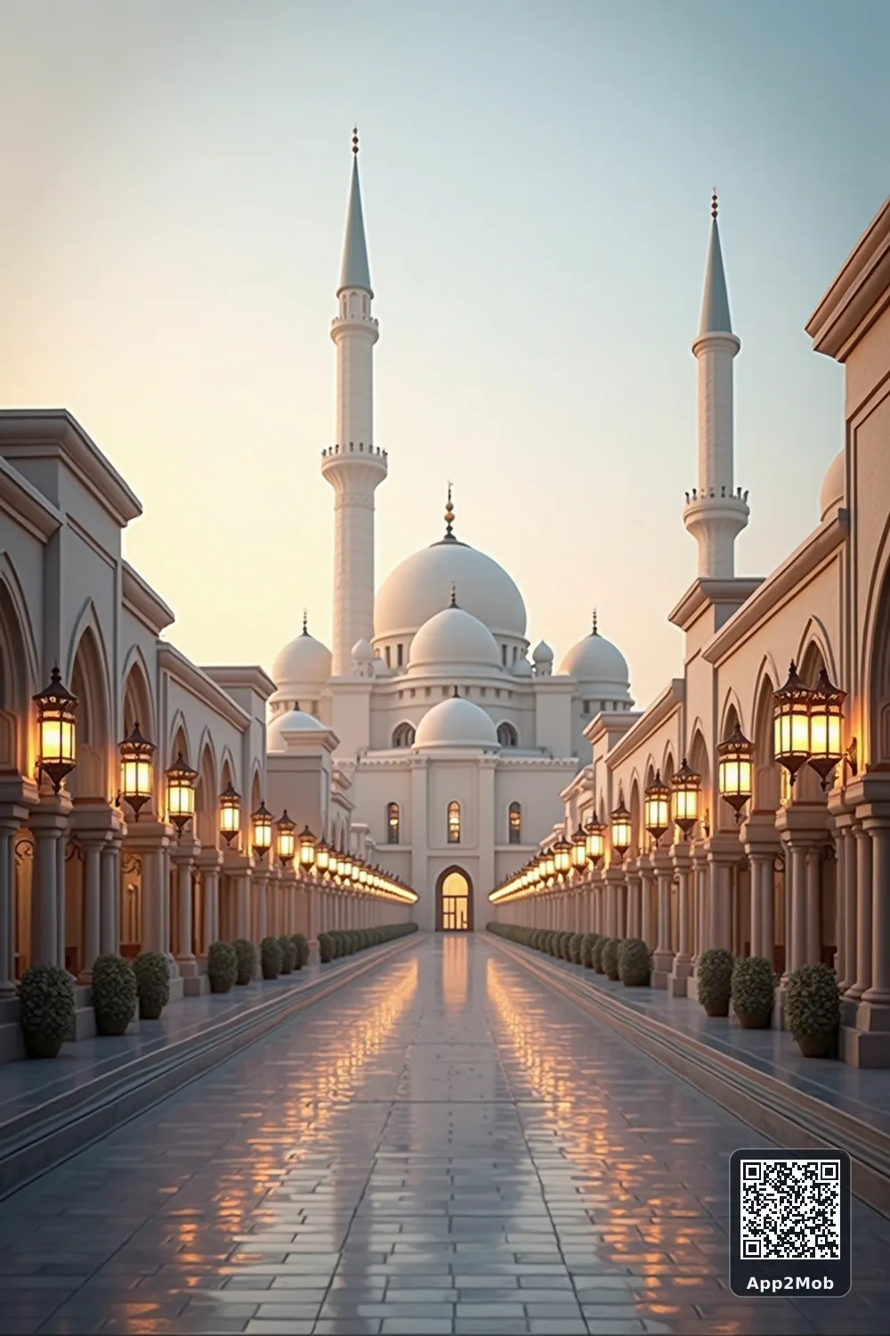 Islamic visual of Sharjah, United Arab Emirates, with mosque-inspired architecture for Sharjah prayer times and qibla direction
